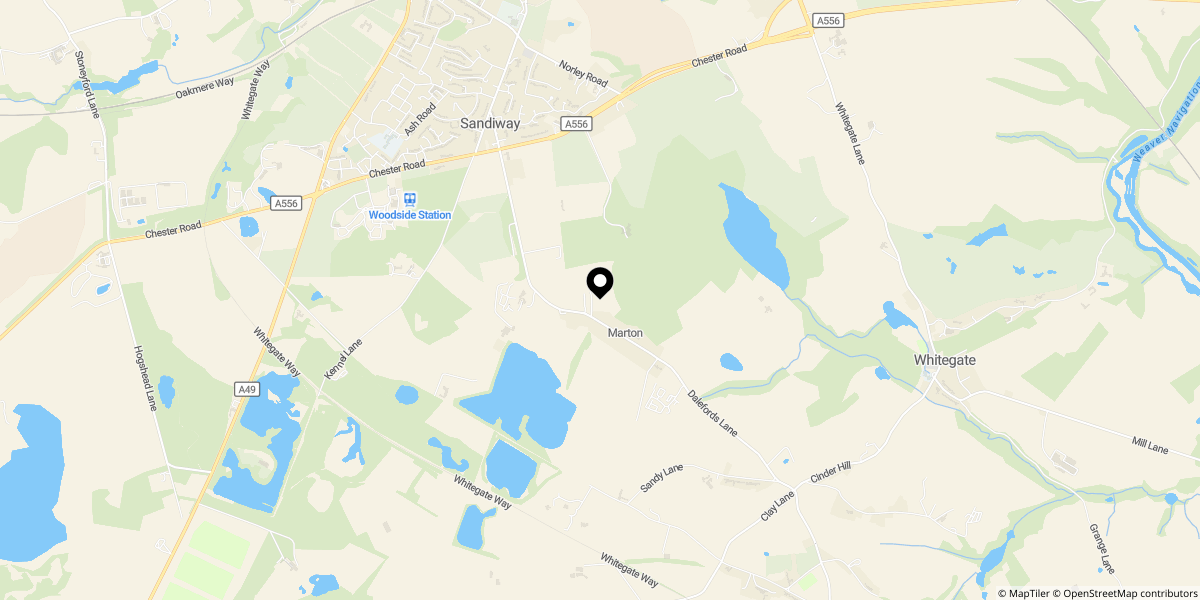Approximate location of Exceptional Ground Floor Apartment in Whitegate